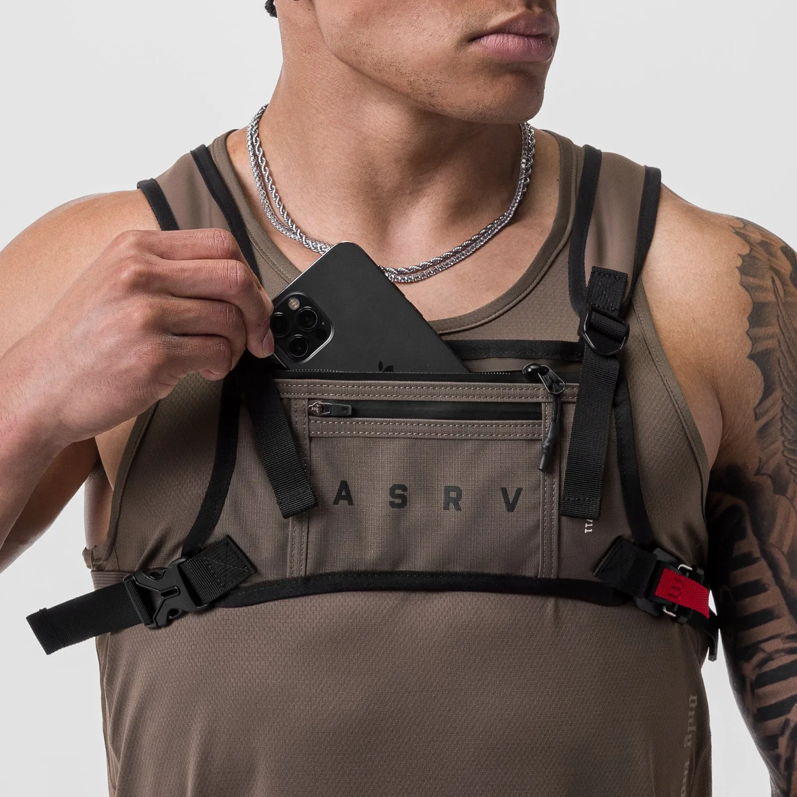 0711. Cordura® Lightweight Chest Pack - Deep Taupe