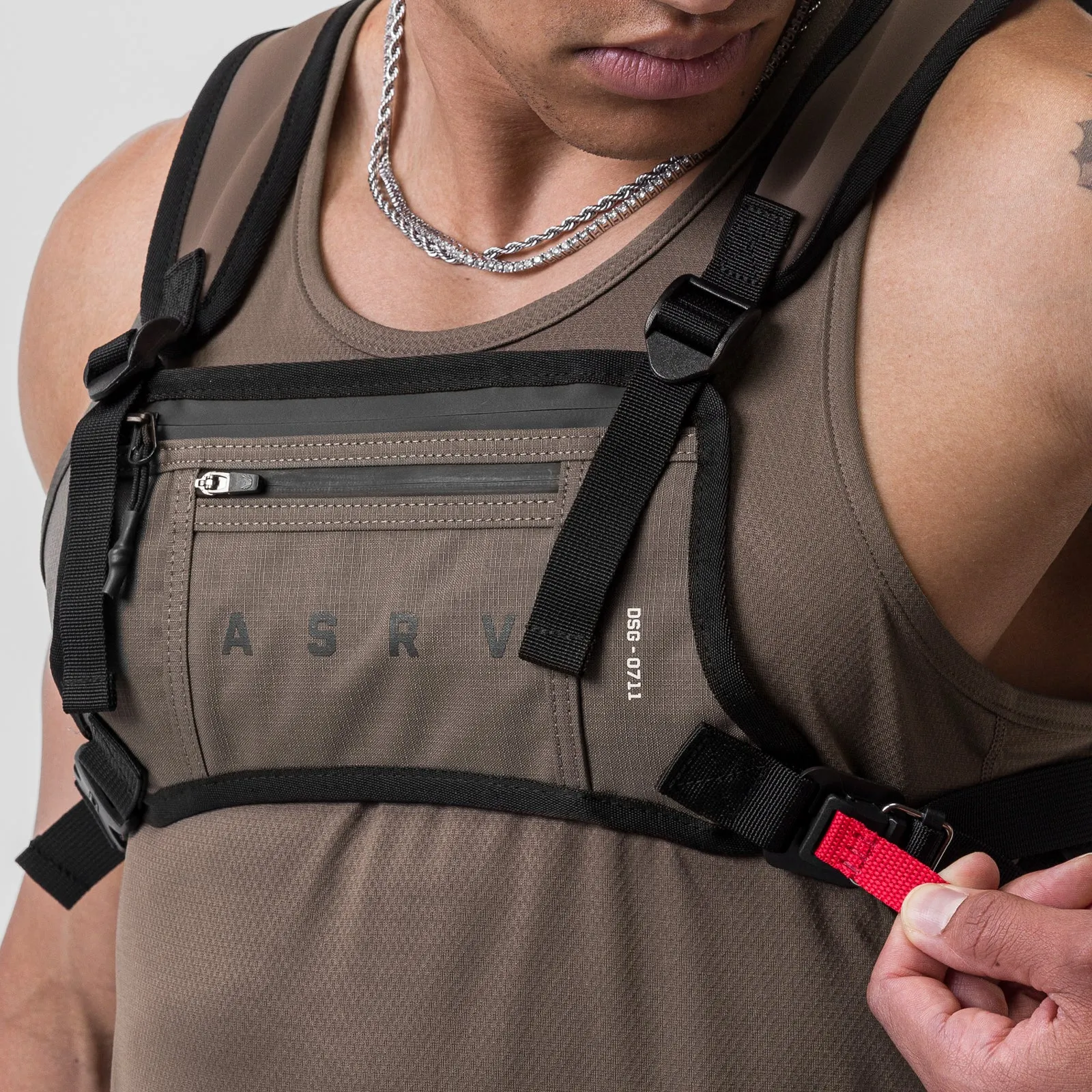 0711. Cordura® Lightweight Chest Pack - Deep Taupe