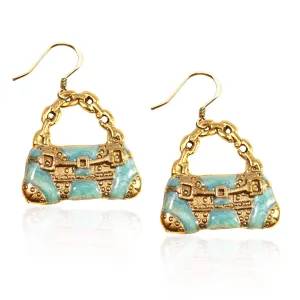Baguette Purse Charm Earrings