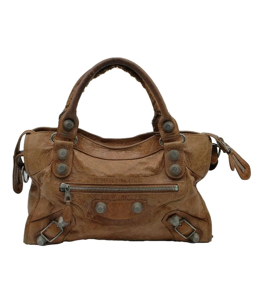 Balenciaga Brown City Bag RJC2773