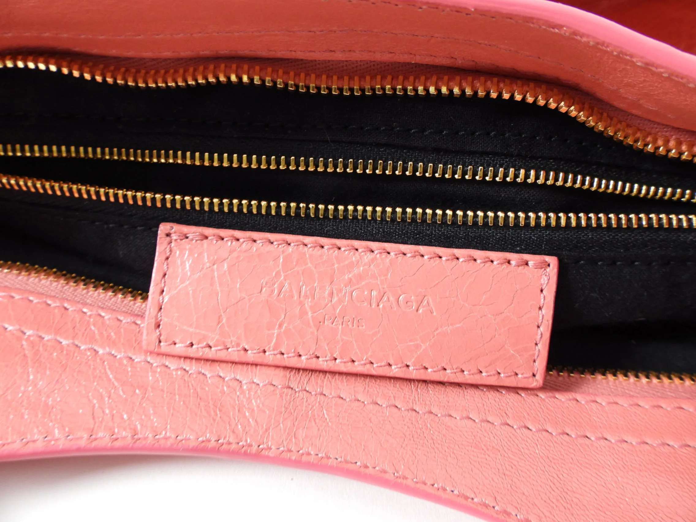 Balenciaga Classic City Medium Lambskin Salmon Pink Bag GHW