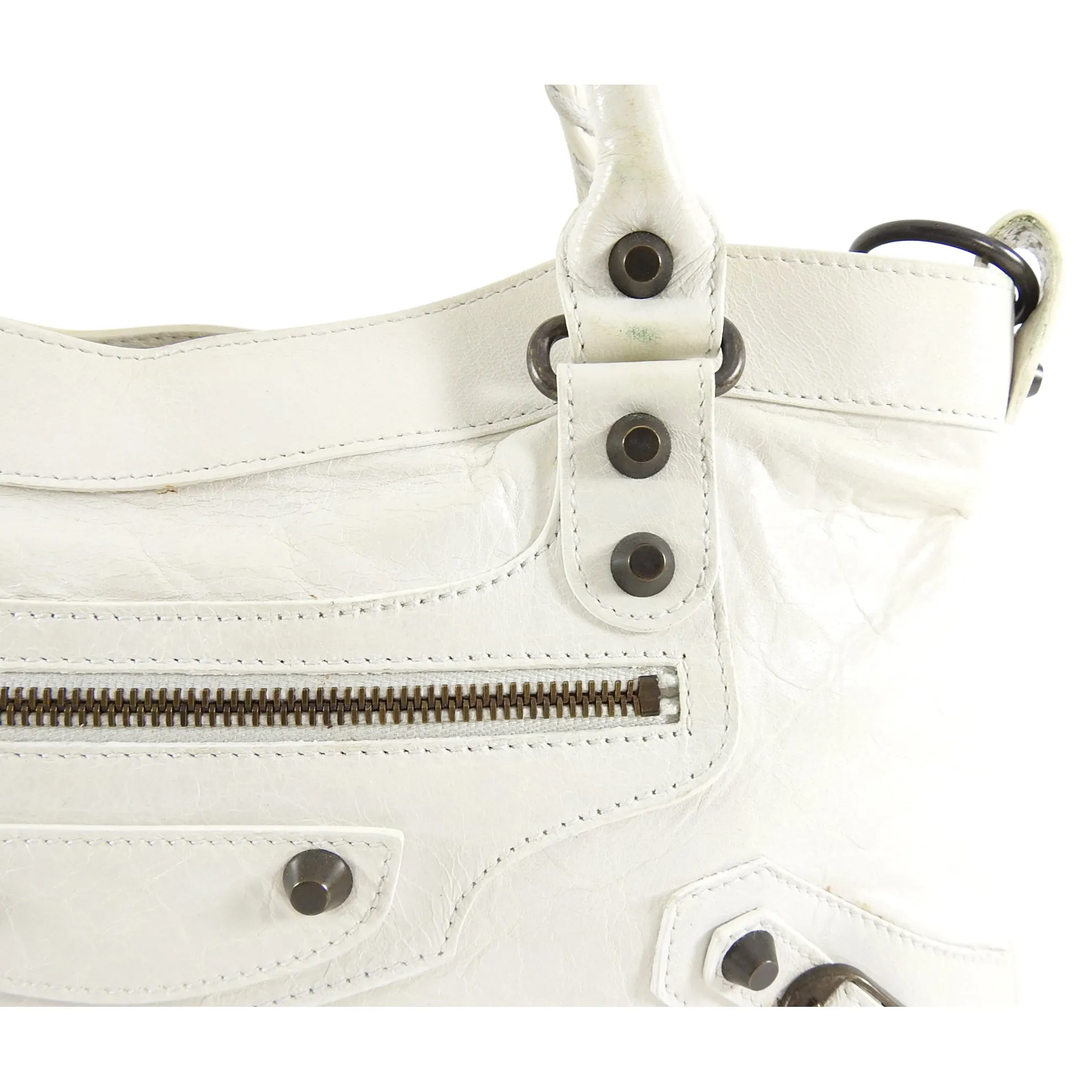 Balenciaga Ivory Motocross Classic First Bag