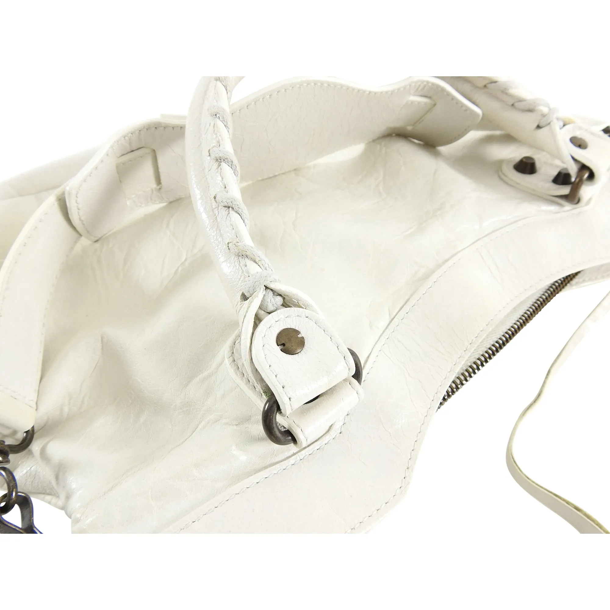 Balenciaga Ivory Motocross Classic First Bag