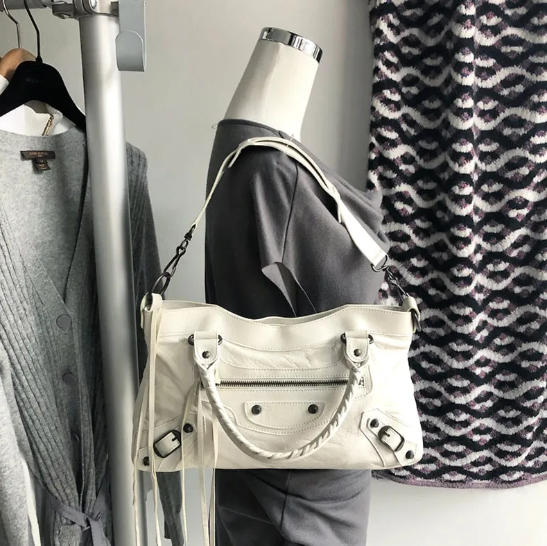 Balenciaga Ivory Motocross Classic First Bag