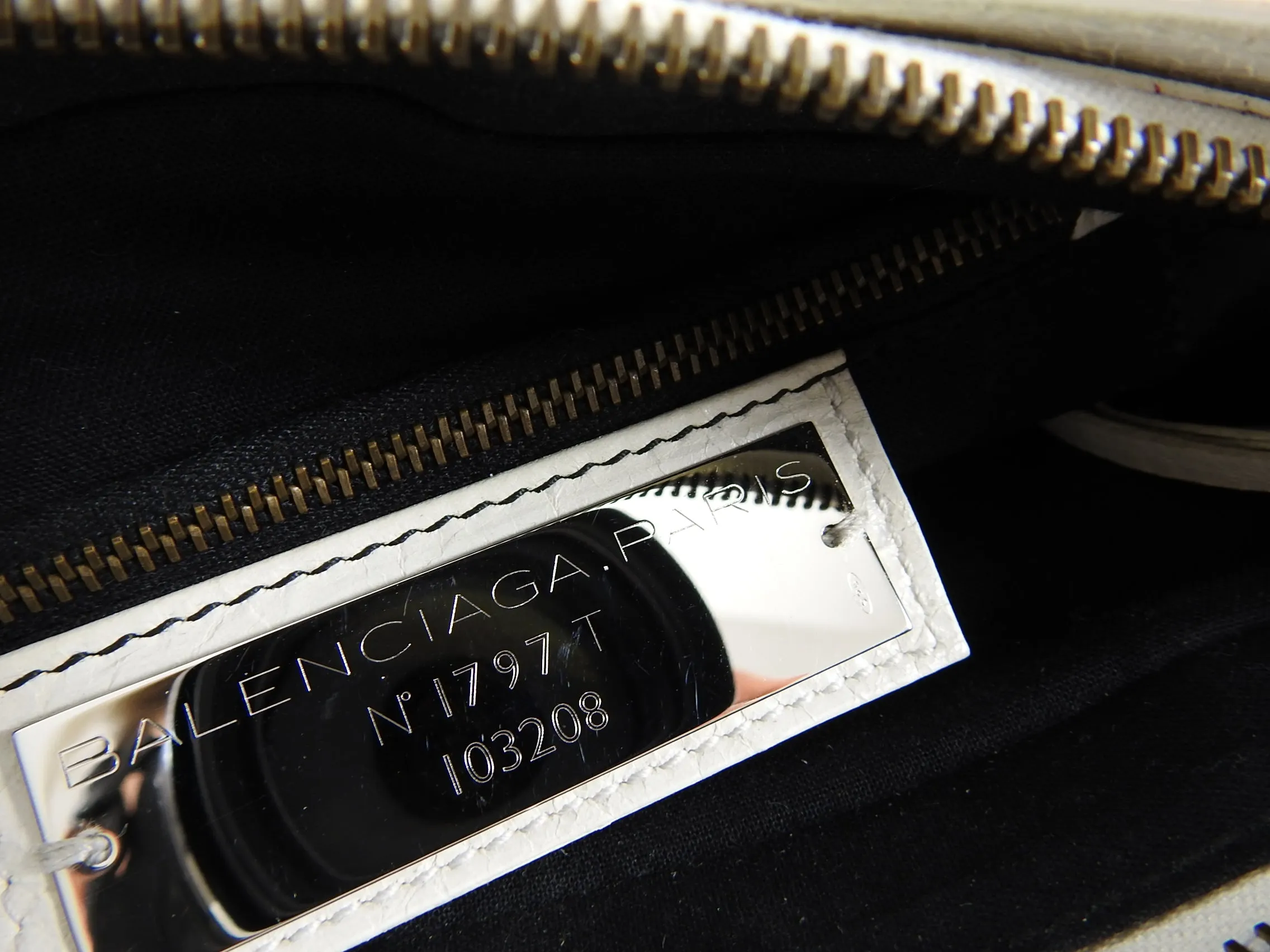 Balenciaga Ivory Motocross Classic First Bag