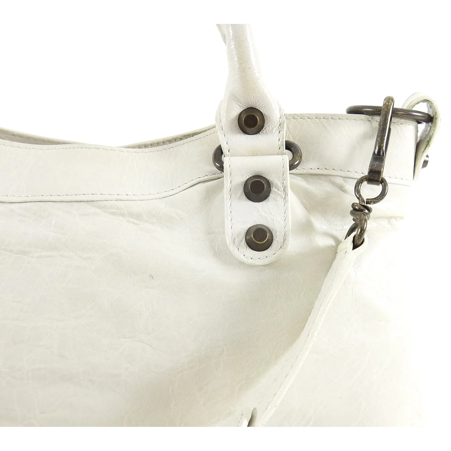 Balenciaga Ivory Motocross Classic First Bag