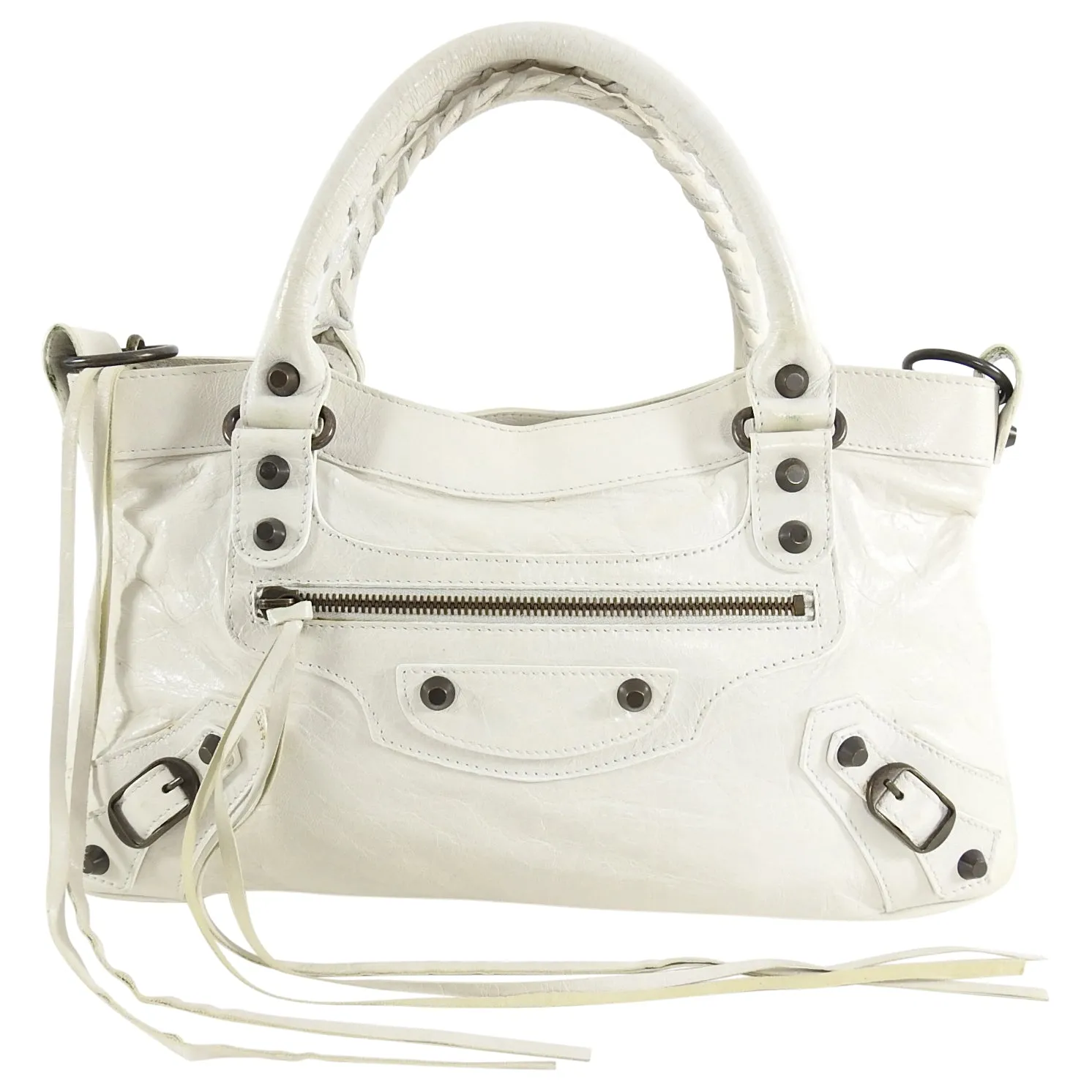 Balenciaga Ivory Motocross Classic First Bag