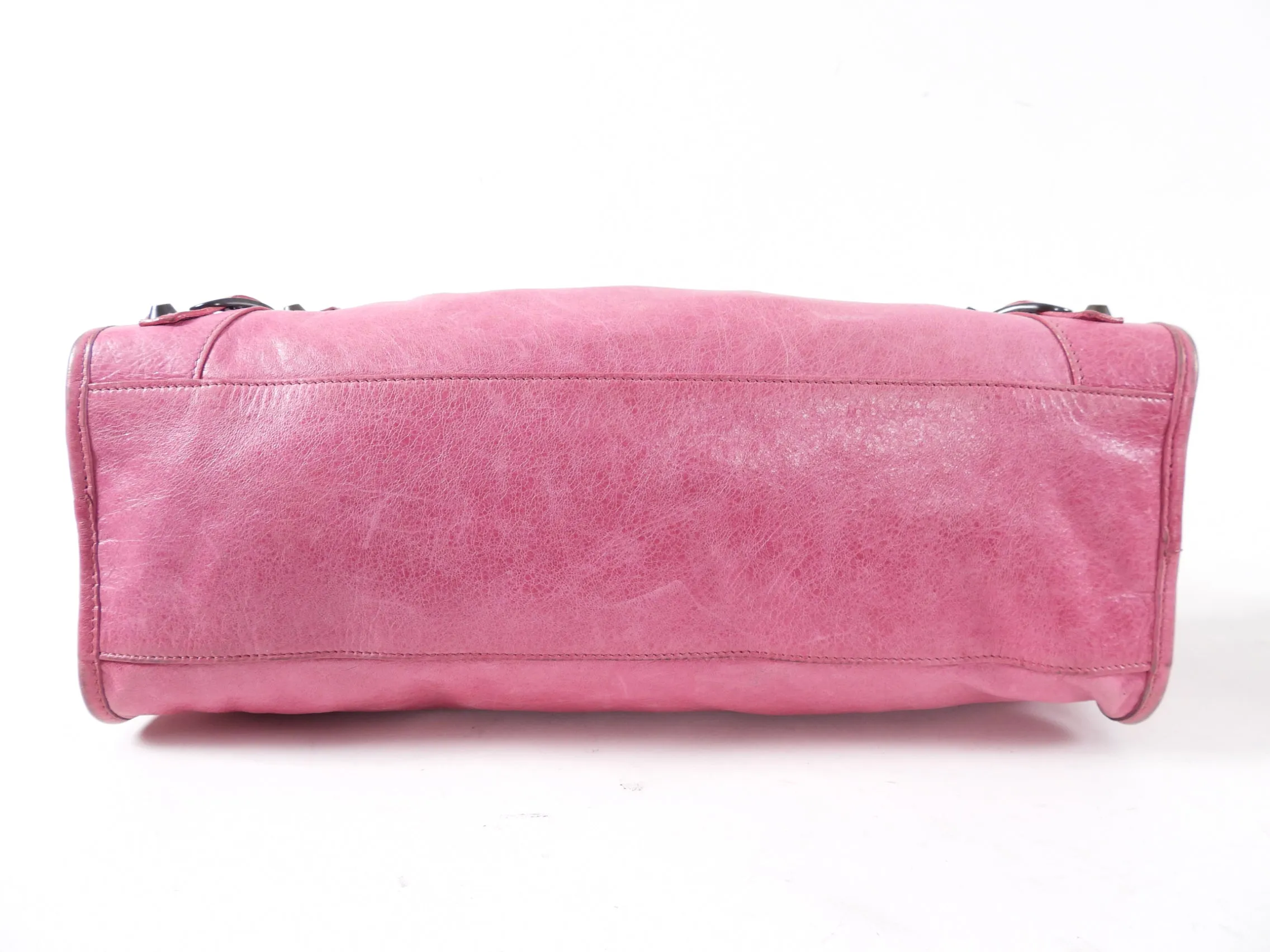 Balenciaga Pink Leather City Bag