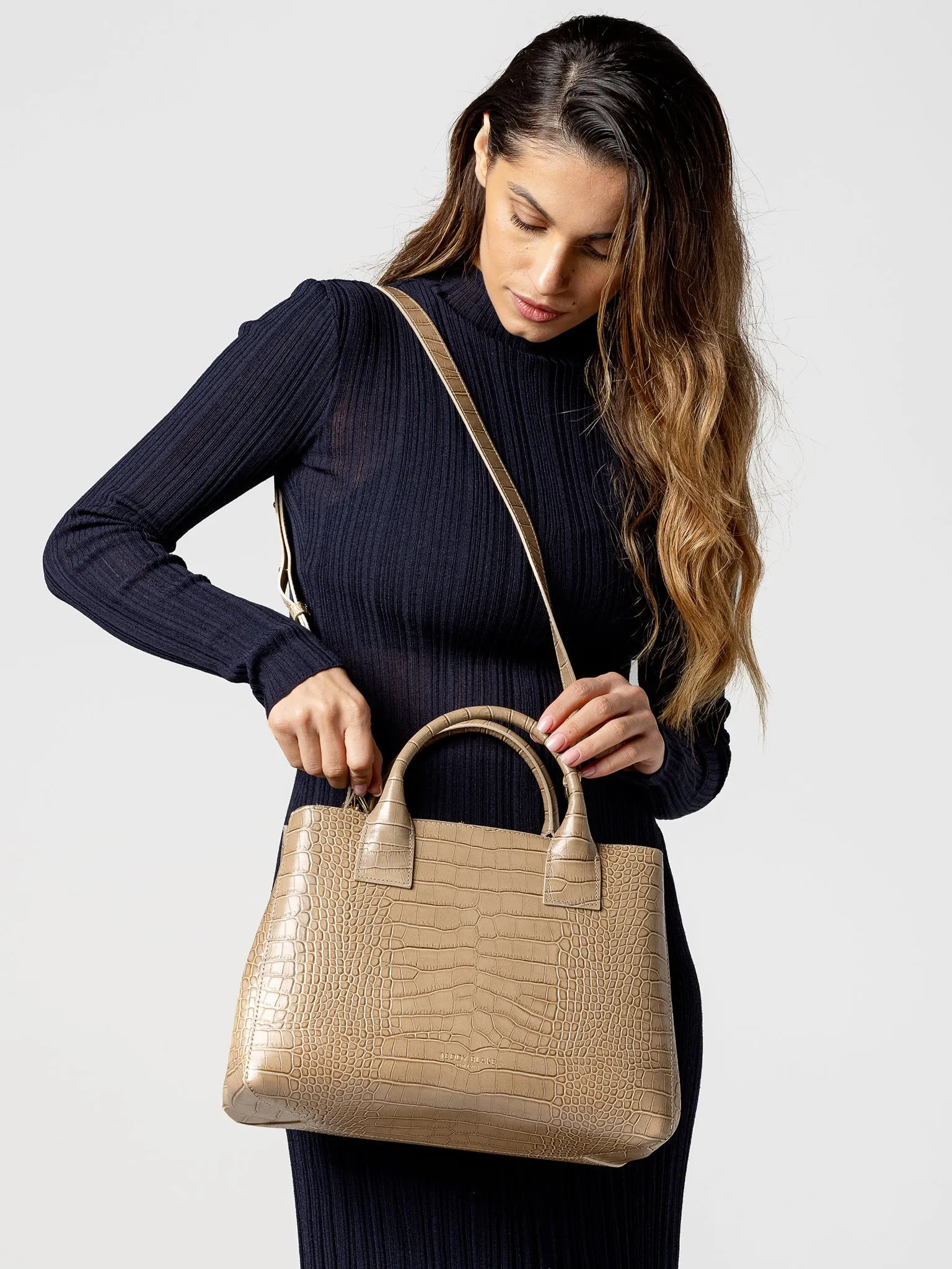 Bella Croco 12" - Light Beige