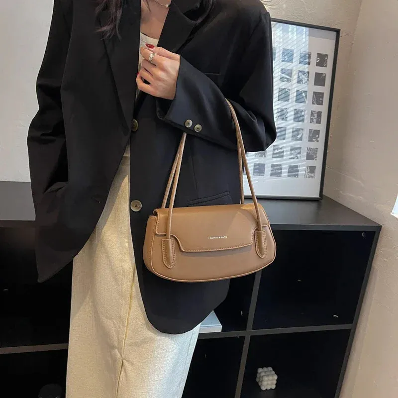 binfenxie  Double Straps Underarm Shoulder Bags For Women Latest Purse And Handbag Retro Large Capacity Street Armpit Bag Bolsos