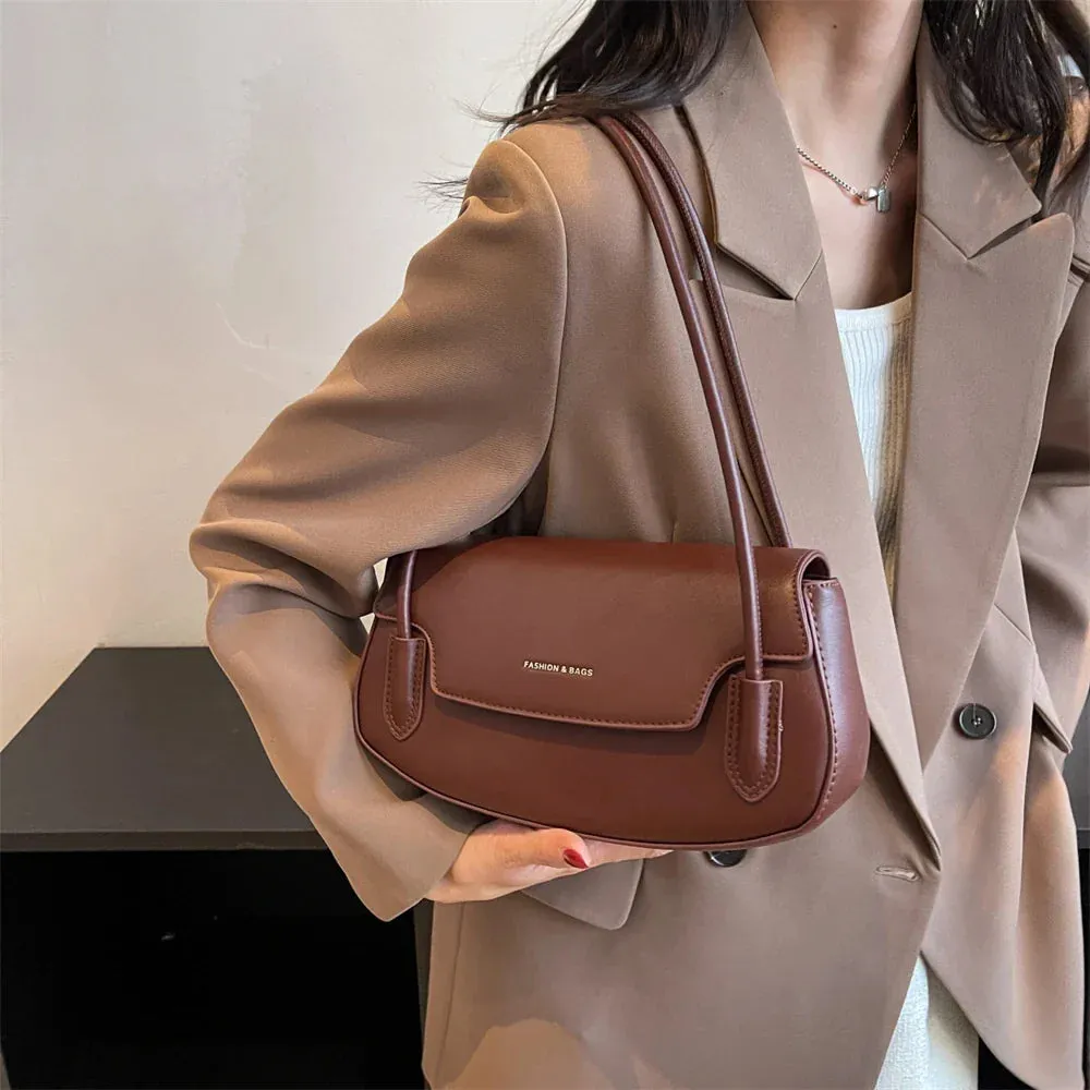 binfenxie  Double Straps Underarm Shoulder Bags For Women Latest Purse And Handbag Retro Large Capacity Street Armpit Bag Bolsos