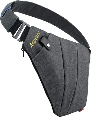 CCW Sling Bag Multi-Purpose Anti-Thief Conceal Carry Bag Personal Pocket Bag for Men and Women Range, Travel, Outdoor