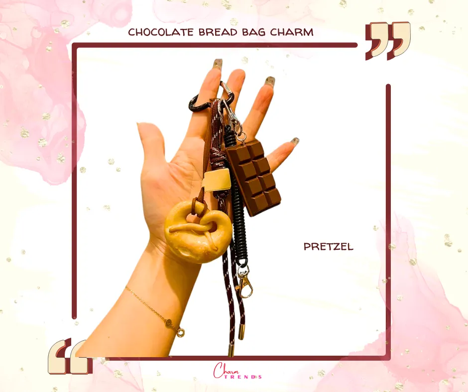 Chocolate & Bread Bag Charm🍫🥖