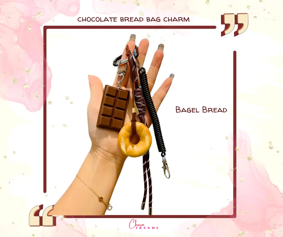 Chocolate & Bread Bag Charm🍫🥖