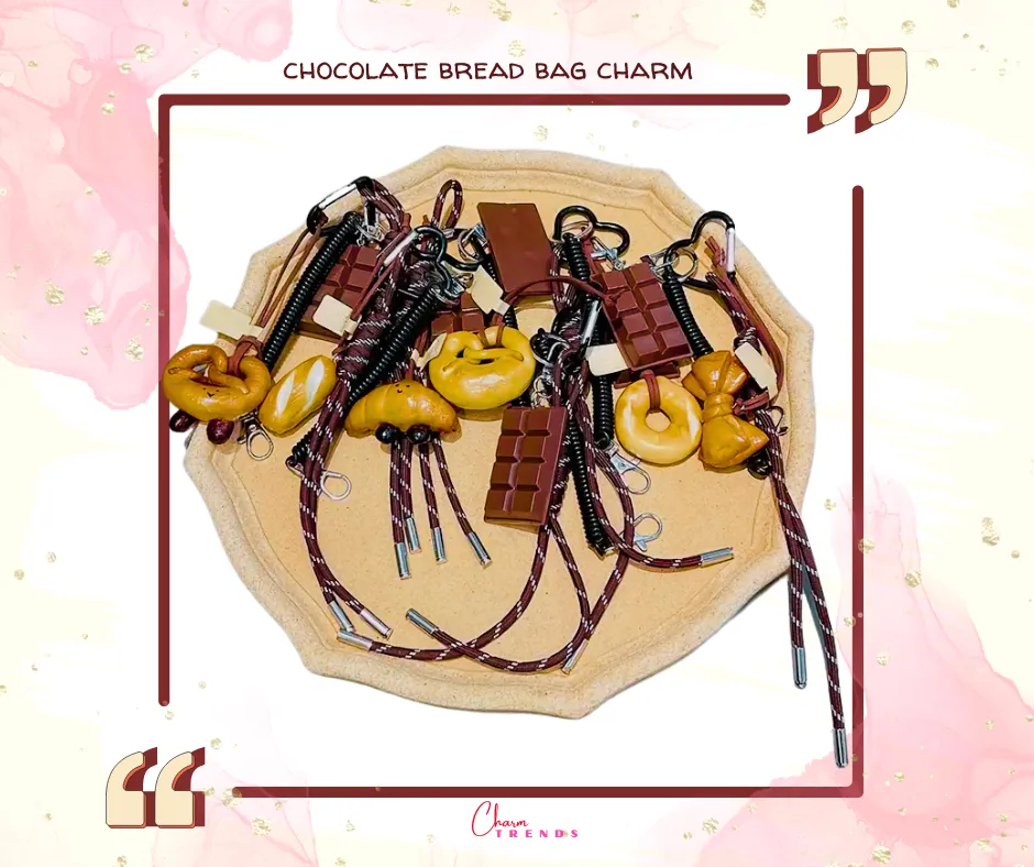 Chocolate & Bread Bag Charm🍫🥖