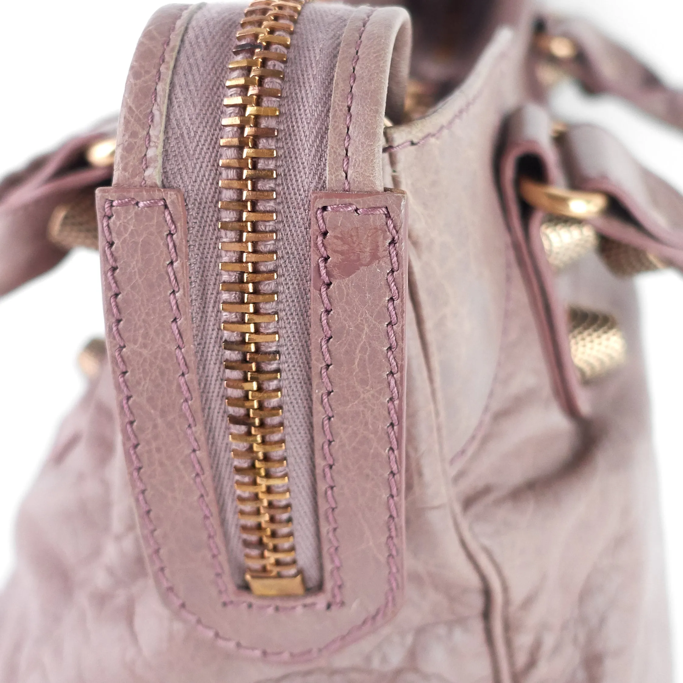 City Agneau Leather Bag