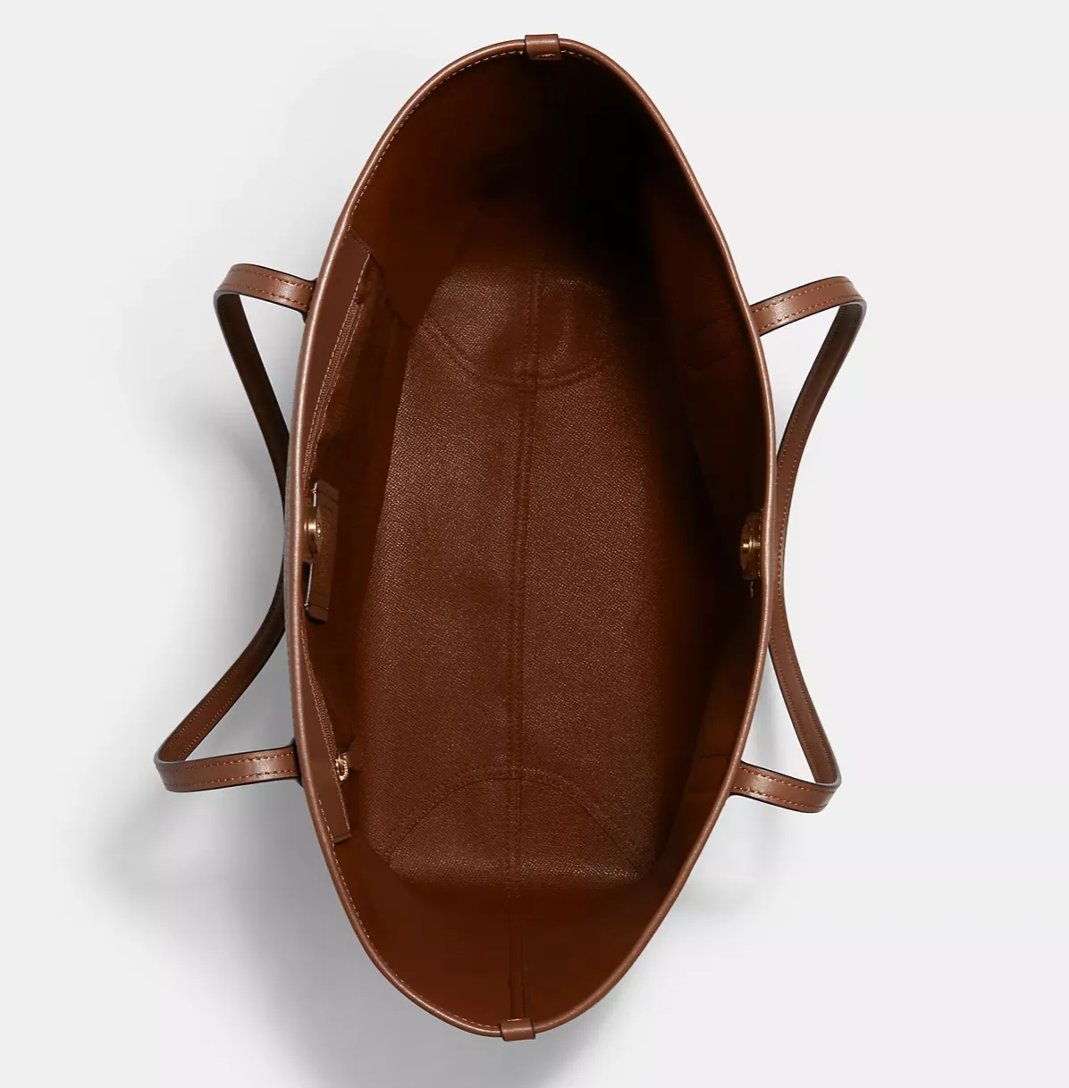 Coach City Tote In Signature Canvas 5696 Khaki Saddle