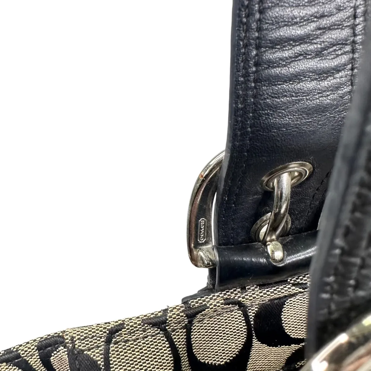 COACH SIGNATURE CANVAS TOTE BAG