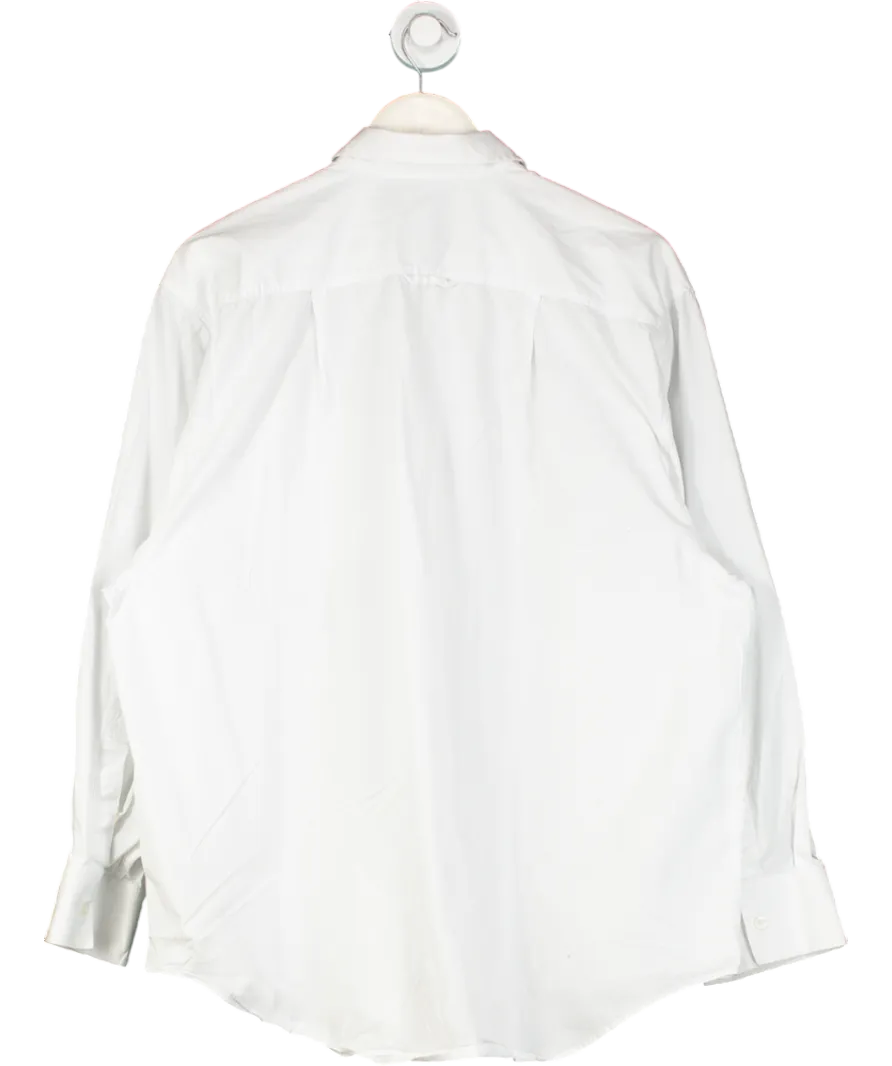 Collusion White Oversized Shirt UK 10