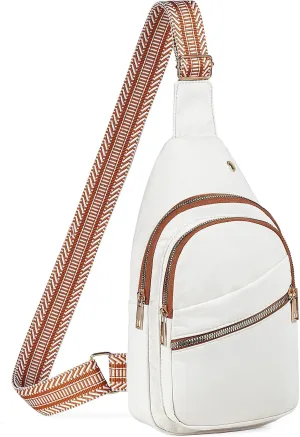 Crossbody Sling Bag Small Sling Backpack, Cross Body Bag Chest Bag for Women Men Travel Hiking Daypack