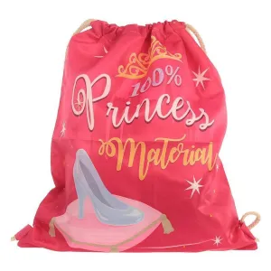 Handy Cotton Drawstring PE Gym School Bag - Princess
