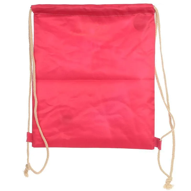 Handy Cotton Drawstring PE Gym School Bag - Princess