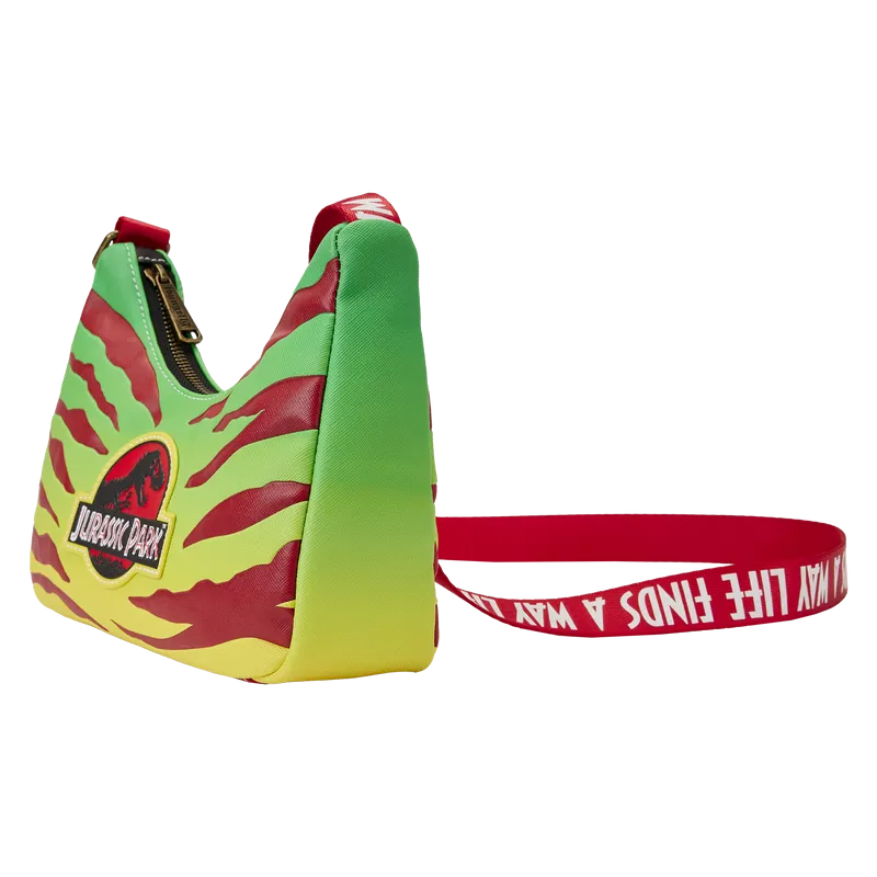 Loungefly Jurassic Park 30th Anniversary Life Finds a Way Crossbody Bag