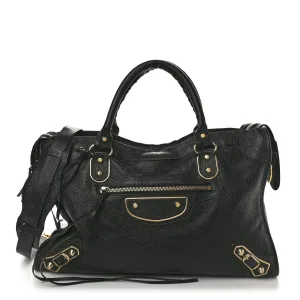 <b>BALENCIAGA</b> <br>Medium City Metallic Edge