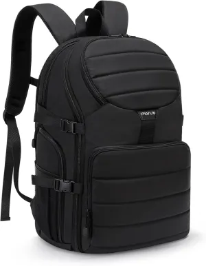 MOSISO Camera Backpack, DSLR/SLR/Mirrorless Camera Bag, Top Quick Access Photography Travel Backpack with 15-16 inch Laptop Compartment&Rain Cover, Camera Case Compatible with Canon/Nikon/Sony, Black