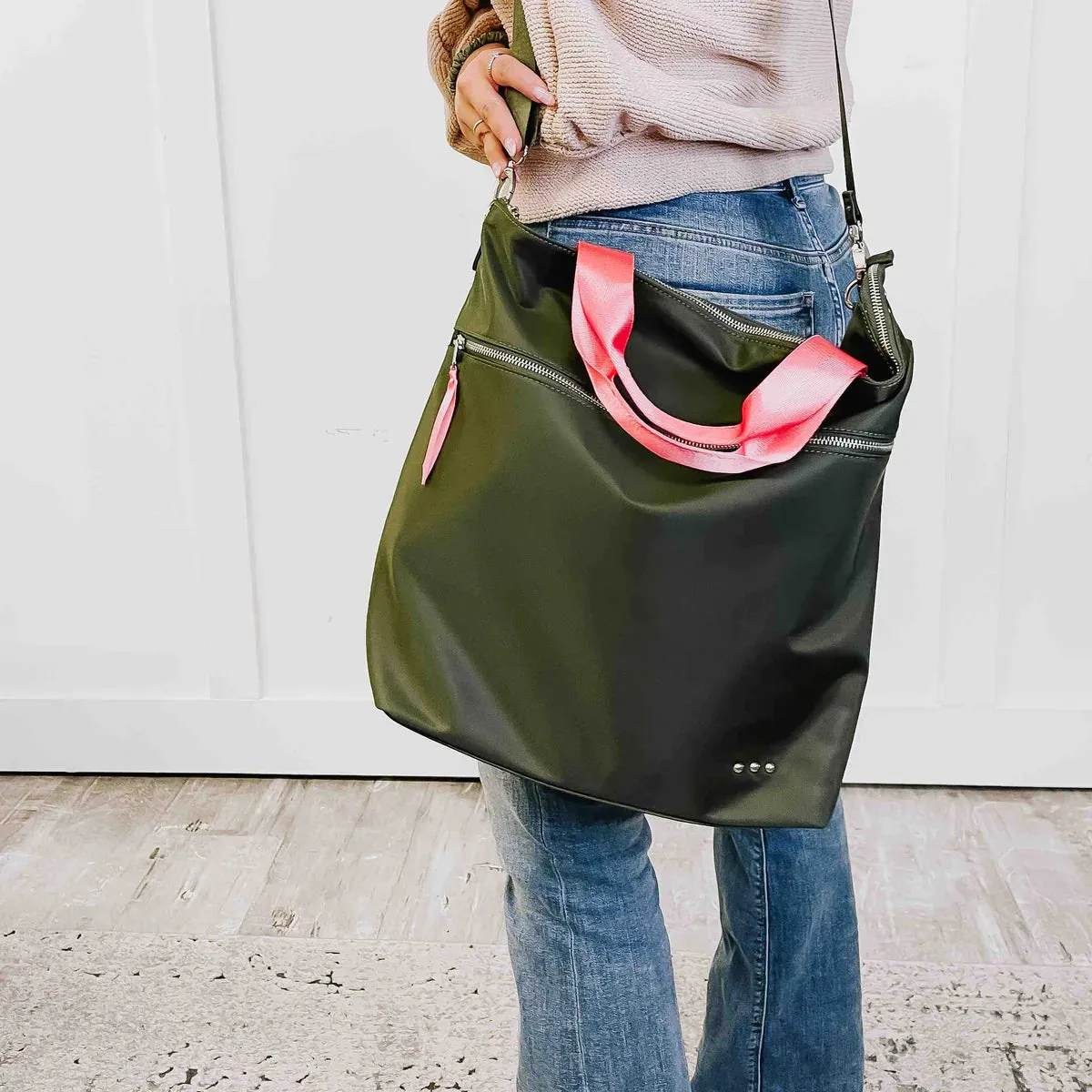 Nelly Nylon Crossbody Tote