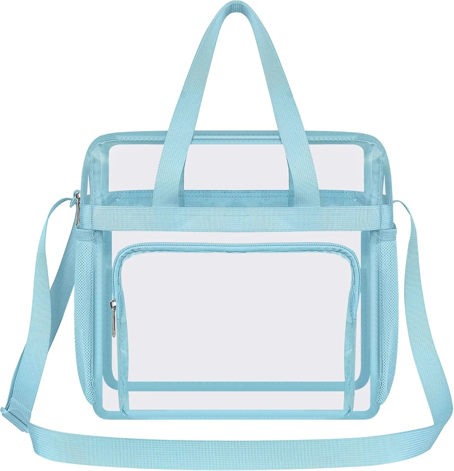 Oraben Clear Tote Bag Clear Bag Stadium Approved 12x6x12 Stadium Bag for Work, Sports Games,Gym