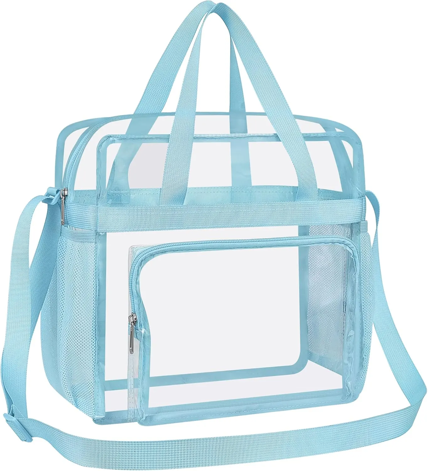 Oraben Clear Tote Bag Clear Bag Stadium Approved 12x6x12 Stadium Bag for Work, Sports Games,Gym