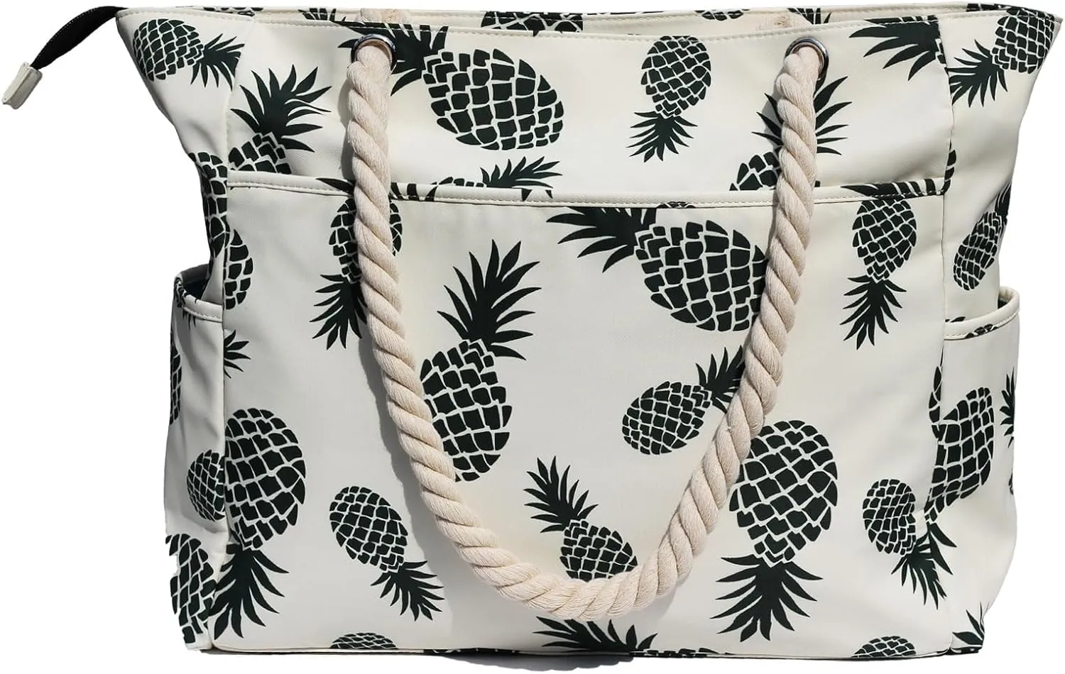 OVERSIZE BEACH BAG Large Tote Bag for Women Waterproof Sandproof with Dry Wet Compartment for Pool Gym Travel