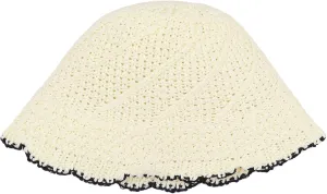 RARITYUS Breathable Crochet Bucket Hats for Women Handmade Knit Sun Hat Fisherman Cap Foldable Floppy Summer Beach Hat