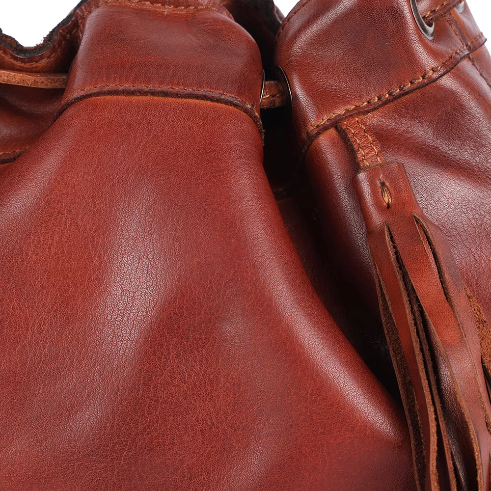 Spaghetti Western Bucket Genuine Leather women bag western handbag purse