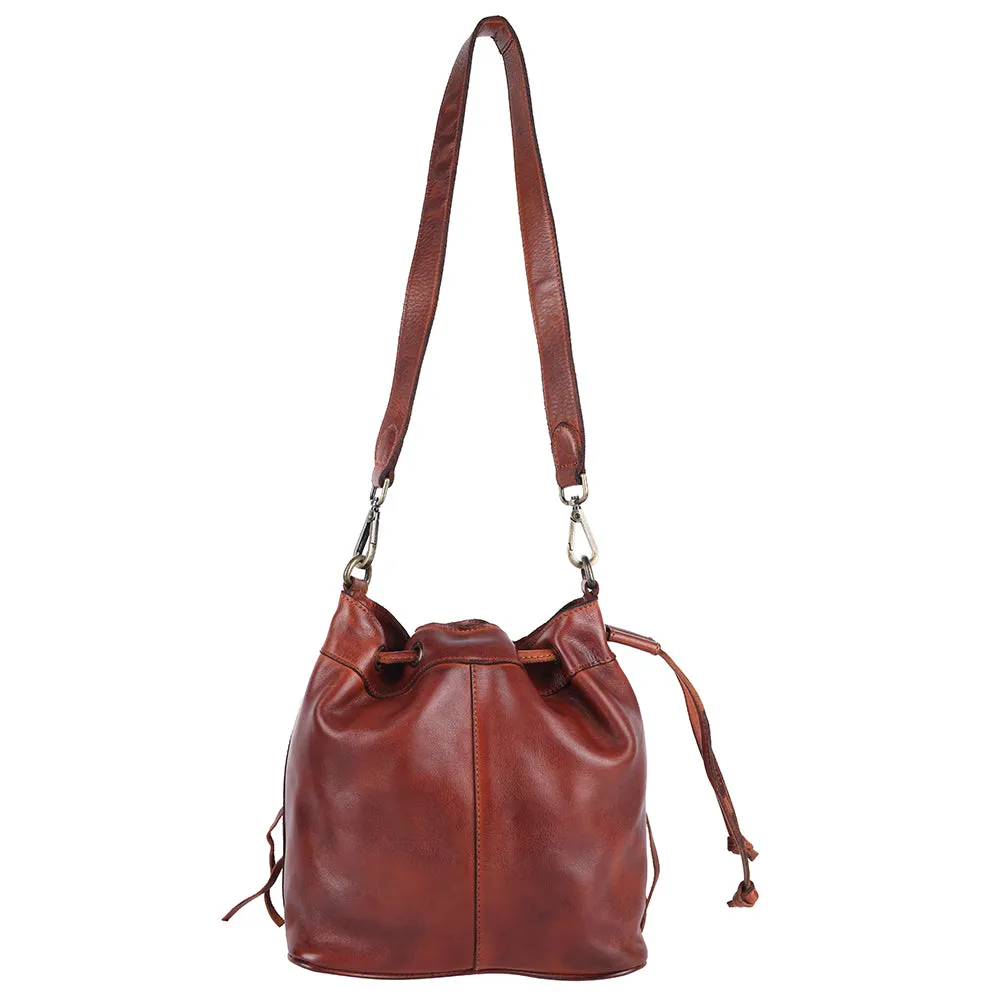 Spaghetti Western Bucket Genuine Leather women bag western handbag purse