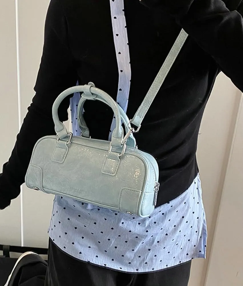 Trendy Bowling Tote Handbag for Women in 2025 Shoulder Crossbody Bag Satchel Bags with Adjustable Sholuder Strap