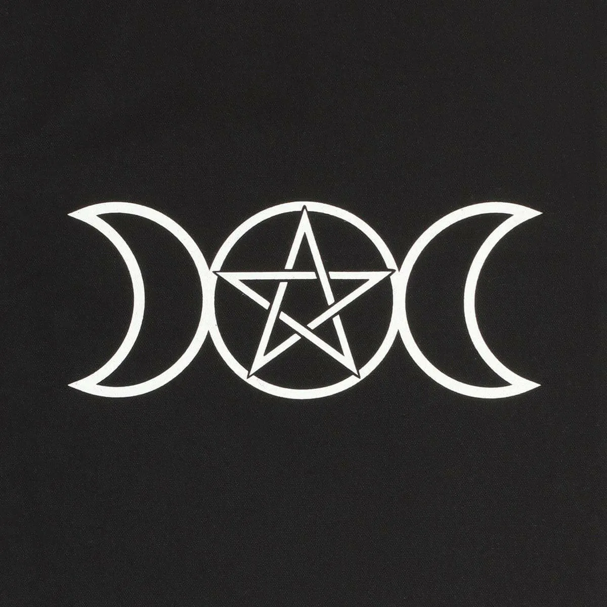 Triple Moon Cotton Tote Bag for Eco-Friendly Style