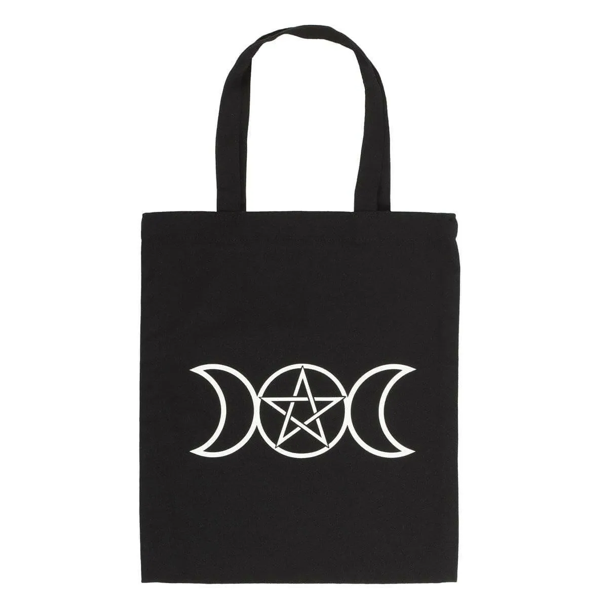 Triple Moon Cotton Tote Bag for Eco-Friendly Style