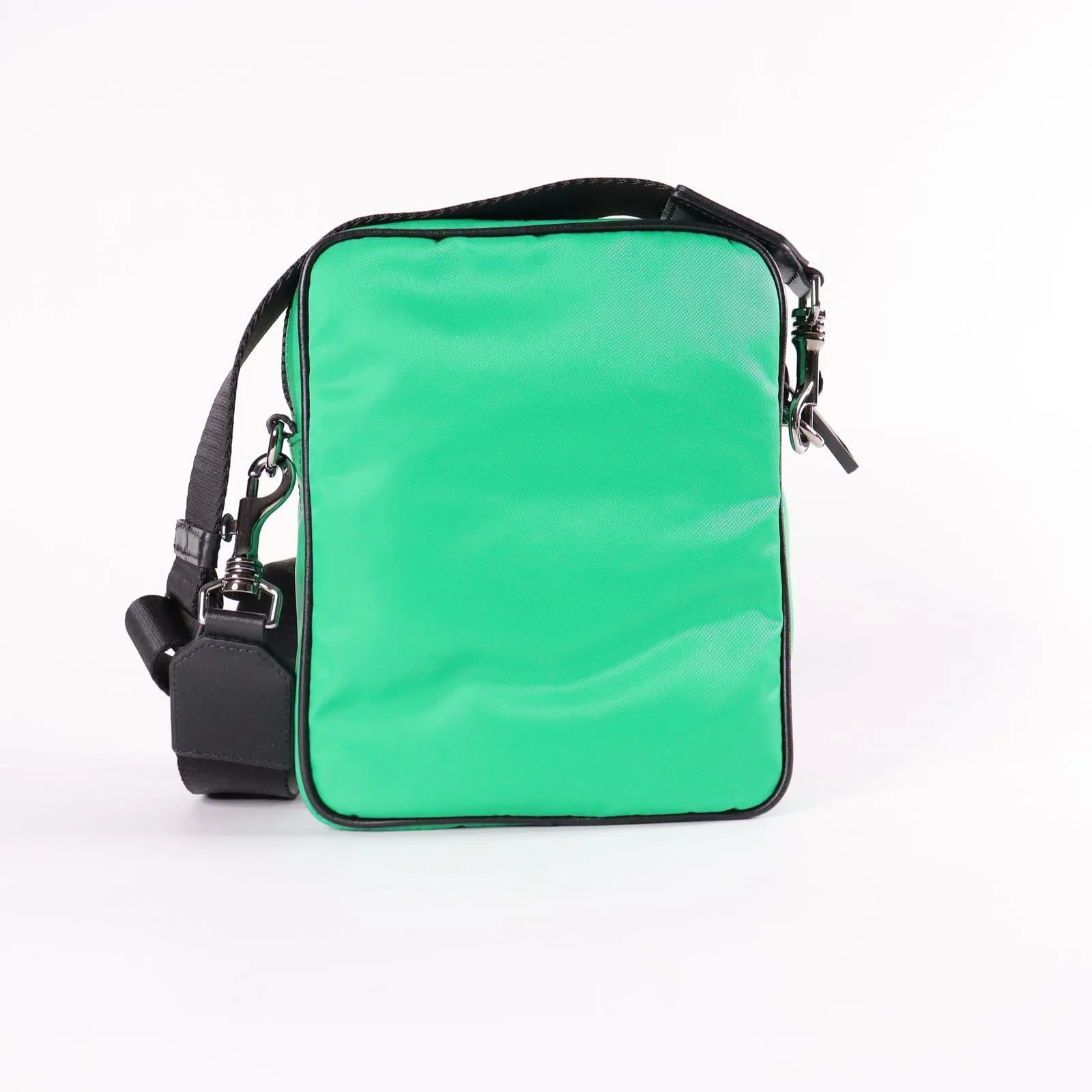VERSACE  La Medusa Logo Nylon Crossbody Messenger