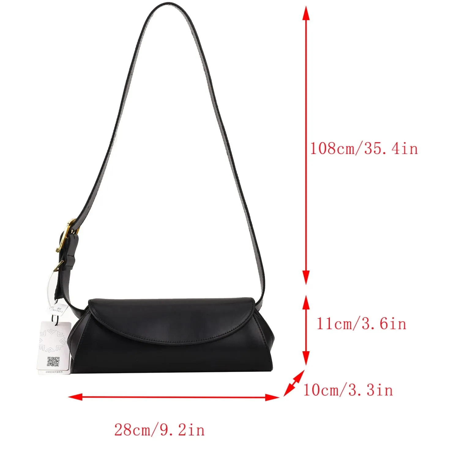 Vvsha Adjustable Wide Strap Shoulder Bag For Women Underarm Small Retro Bag Antumn Winter Handbag Shopper Purse Fashion Crossbody Bag