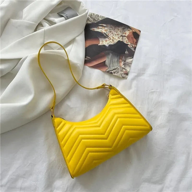 Vvsha Fashion Zebra Print Women Luxury Handbag PU Leather Simple Underarm Shoulder Bags Female Daily Design Baguette Totes Purse Pouch