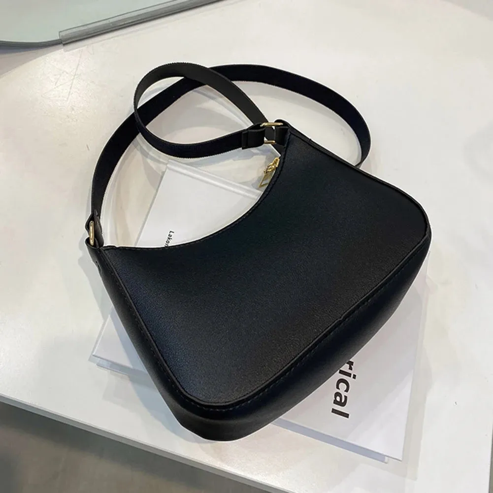 Women's Retro Fashion Leather Satchel Shoulder Handbags Crossbody Underarm Casual Bag