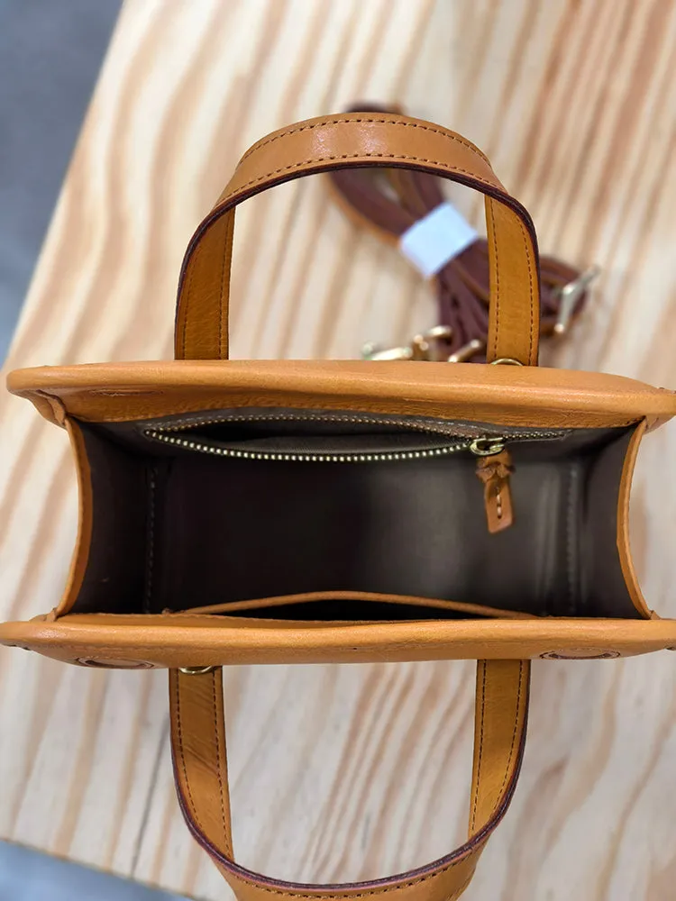Women's Satchel Crossbody Small Leather Satchel Purse Structured Satchel Bag
