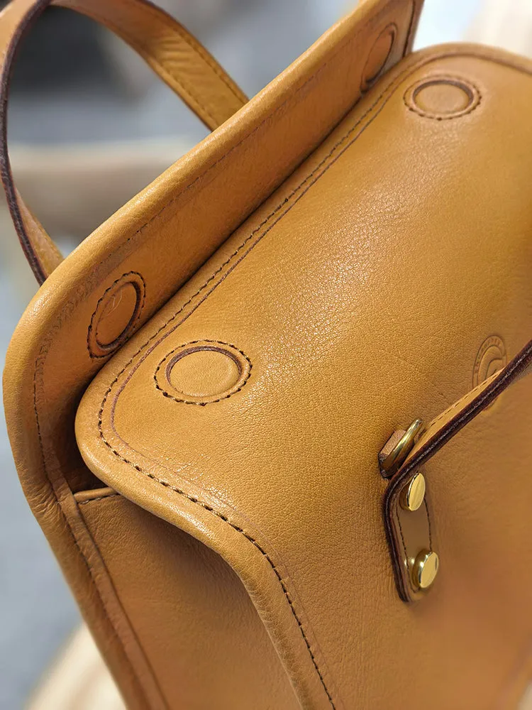 Women's Satchel Crossbody Small Leather Satchel Purse Structured Satchel Bag