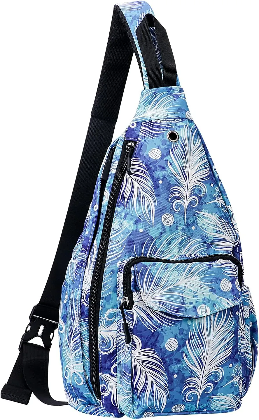 XEYOU Women's Sling Crossbody bag Casual Daypack Outdoor Travel Hiking Backpack for Cycling Walking Dog Hiking