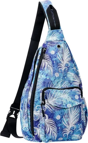 XEYOU Women's Sling Crossbody bag Casual Daypack Outdoor Travel Hiking Backpack for Cycling Walking Dog Hiking