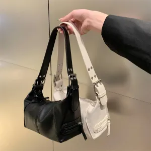 Y2K Style Shoulder Bag for Women - Trendy Minimalist Handbag, Shoulder Purse for Girls, Street Wear Fashion